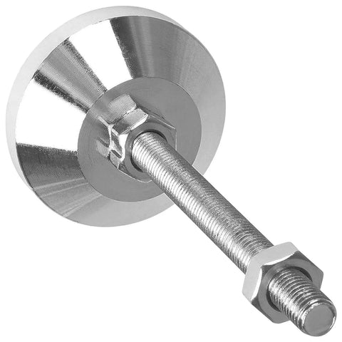 Beefy 4 Pack Heavy Duty M10 Adjustable Leveling Feet For Workbenches Machines And Cabinets 4.45 Inch Long Fully Threaded Leg Levelers Nickel Plated Carbon Steel Anti Corrosion High Load Capacity DIY Ready