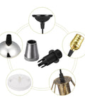 Metal Cable Glands Strain Relief For Pendant Lamps 10 Pack Black Cord Grips For Wiring Hanging Lights Easy Install Protect Cables