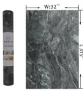 Grey Marble Peel And Stick Wallpaper Matte Thickened Waterproof And Oil Resistant Adhesive Countertop Vinyl Paper For Kitchen DIY Backsplash Bathroom TV Backdrop Easy Peel And Stick Install 32x315 Inch roll and sample pattern