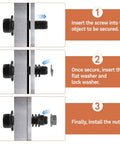 Step-by-step assembly guide for All In One Flange Bolt Set With 384 Piece Metric Assortment M6x1.0 M8x1.25 M10x1.5 Bolts.