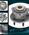 Front Wheel Hub And Bearing Assembly 515026x2 5 Lug For Ford Ranger 1998 1999 2000 And Mazda B3000 B4000 With ABS 2 Piece