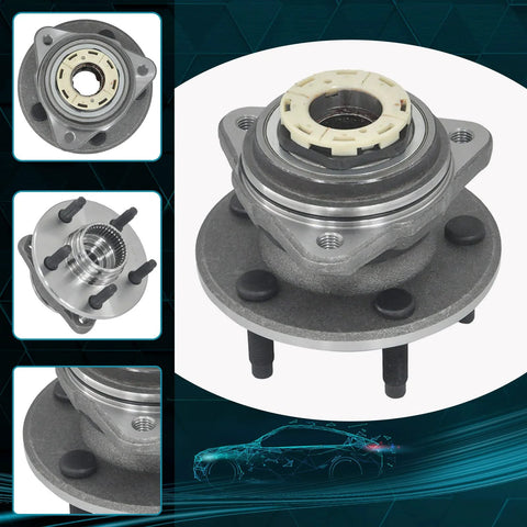 Front Wheel Hub And Bearing Assembly 515026x2 5 Lug For Ford Ranger 1998 1999 2000 And Mazda B3000 B4000 With ABS 2 Piece