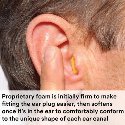 Foam Ear Plugs Bulk Pack 200 Pairs NRR 29 Decibels For Drilling Grinding Machining Sawing Welding Comfortable Fit in ear use