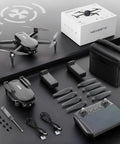 GPS Drone With EIS 2K Camera And 7.22 Inch Remote Screen FPV RC Drones With AI Track Night Shot Auto Return Follow Me Long Range