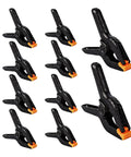 10-Pack 3.4 Inch Plastic Spring Clamps Heavy Duty For Crafts Backdrop Clips And Photo Stand Holds Dope For Studio Shoots And DIY Projects