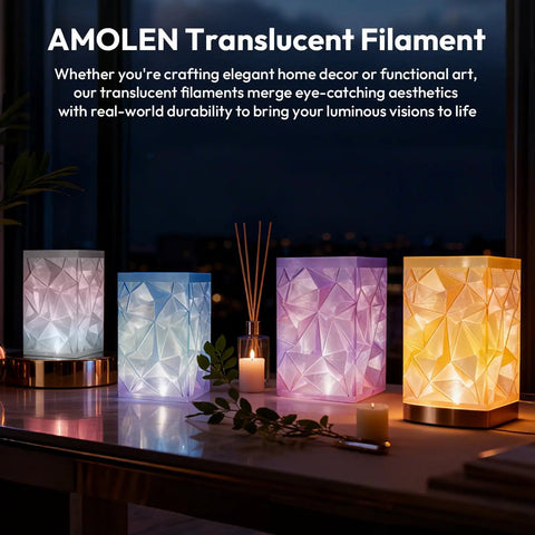 Straight Up Translucent PLA 3D Printer Filament 1.75Mm 1Kg Spool Crystal Aurora Purple Glasslike Shine That Hits Different And Promises Smooth As Butter Printing For Flawless Home Projects