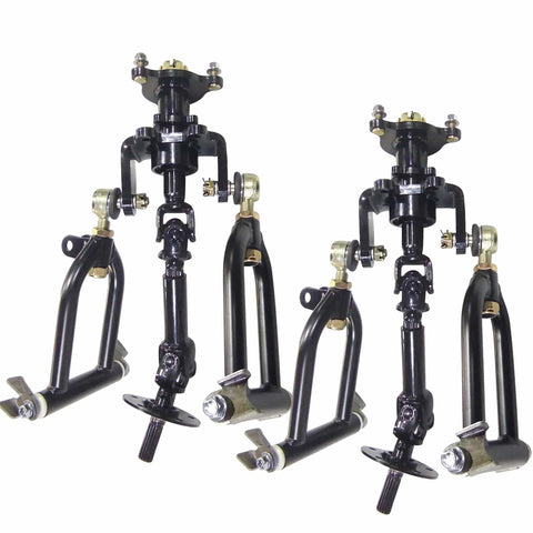 Beefed-Up Front Axle Kit For 4 Wheel Drive Go Karts And Electric ATVs, Quad Buggy, Golf Carts, Drift Trikes And Mini Bikes