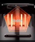 Silent Motor Sit Stand Desk With Glowing Led Ring And Three Memory Button Settings For Home Office Computer Workstation Quick Build Hits Different All Week, showing stable construction with vibrant design.