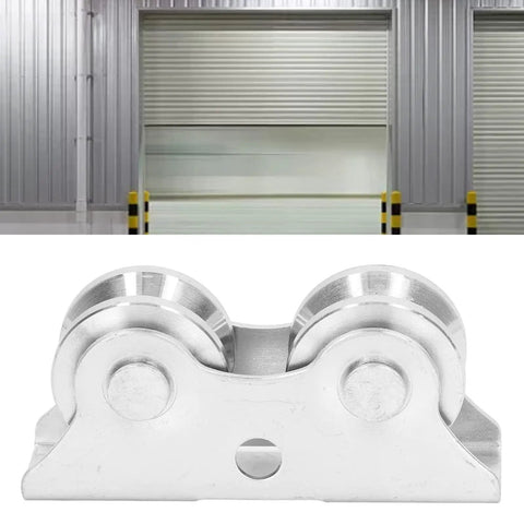 V Groove Wheel Sliding Gate Caster Heavy Duty Rigid Roller With Bracket For Inverted Track Rolling Gate Industrial Carts