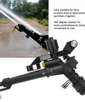 Heavy Duty 360 Degree Rotating Impact Sprinkler with Nozzle Set for Farm and Lawn Irrigation, 1.5 Inch Rocking Arm, spraying water