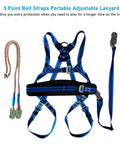 Beast Mode Tree Climbing Spike Gear with 5-point belt straps and adjustable lanyard for secure outdoor climbing