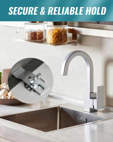 Heavy Duty Tough As Nails Undermount Sink Clips Ten Pack Stainless Steel Brackets Mounting Clamps For Kitchen Bathroom Vanity