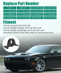 Image of a Dodge car beside a center bearing drive shaft support. Center Bearing Drive Shaft Support For Dodge Charger Challenger.