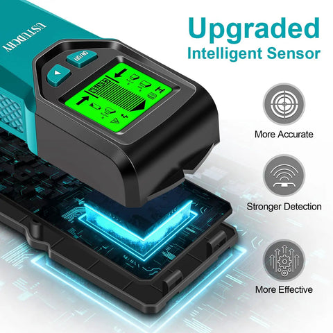 Heavy Duty 5 In 1 Electronic Stud Finder And Wall Scanner With Smooth Lcd Readout And Dead On Detection To Nail Wood Framing Ac Conduits Metal Beams And Water Lines Every Freakin Time