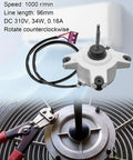 Inverter Air Conditioning Brushless DC Motor 310V 34W 0.16A External Fan Replacement Part above AC unit fan