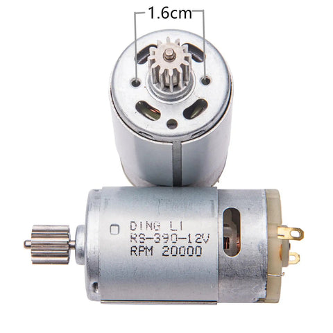 2 Pack RS12V390 12V High Speed Electric Motors For Kids Ride On Cars Replacement Drive Engines 20000 RPM