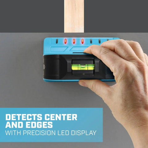 ProSensor Sapphire 7500 7-Sensor Stud Finder and Wall Scanner for Precise Stud Location Up to 1.5 Inches Deep, LED Tracking, DIY Pro-Grade Home Improvement Tool Built for Speed, Deep Detection With LED Center Indicators for Fast, Accurate Mounting of.