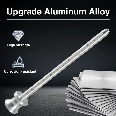 Transmission Dipstick For Chrysler Dodge Dart Fiat 500 Jeep Grand Cherokee Compass Patriot 6Speed And 948TE 9HP48 Auto Trans FWD Replacement 10323A 10323B No Hassle Easy Install Direct Fit in aluminum alloy with high strength and corrosion resistance.