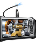 7 Inch IPS Screen Triple Lens Borescope With Light For Tight Corners And Hard To Reach Areas 16.5 Ft Cable Clear Color View Pro Grade Auto Home And Industrial Inspections, handheld screen