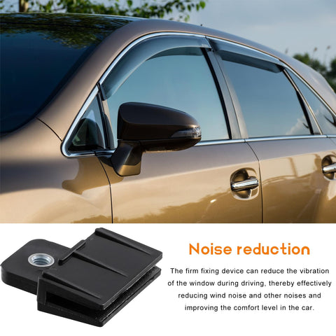 Window Glass Channel Clip Set For Auto Window Regulator Holders And Sash Retainers shown on car door for noise reduction
