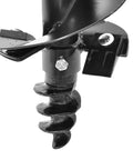 Close-up of auger cutting edge on Heavy Duty 3 Point Post Hole Digger for Cat 1 and Cat 2 Tractors with 9 Inch and 12 Inch Augers