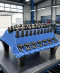 Parts Organizer Stand With Legged Base Slotted Engine Parts Tray For Mechanics, Hobbyists, Shops, Garages, And Workbenches