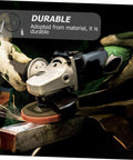 Heavy Duty Flexible Shaft Extension For Electric Grinders And Rotary Polishers Quick Change Power Tool Shank Adapter Dremel Compatible Design, tool in use with sparks.