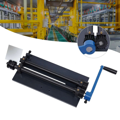 Manual Bead Roller Kit For Sheet Metal Fabrication Pro Grade Heavy Duty Rotary Forming Machine with Six Dies and Crank Handle