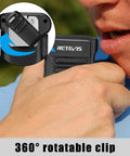 Close-up of Heavy Duty Radio Microphone Shoulder Mic For Police And Hobbyists IP54 Waterproof Walkie Talkie Mic With K Head Plug