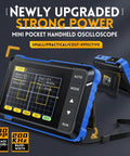 Pocket Automotive Oscilloscope And Multimeter With One Button Auto Calibration DSO152 2.8 Inch TFT Kit showing waveform display