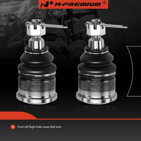 Front Lower Ball Joint For Honda Accord 2003 2007 And Acura TSX 2004 2008 Driver Side And Passenger Side Left Right Replacement With OEM Style Drop In Fit Designed For Better Steering And Alignment Direct Bolt In No Modifications Required, 2-piece set