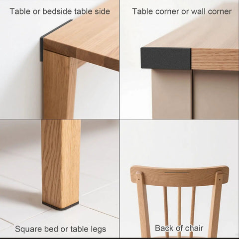 20 Piece Headboard Stoppers Hold The Line So Beds Stay Put Premium Eva Foam Wall Protectors on table corners and legs.