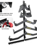 Make Your Garage Gym Setup Look Dope With These Hella Solid Lat Pulldown Bar Storage Hooks Designed To Hold Heavy Weights And Keep Your Workout Zone Totally Tidy, featuring a durable steel organizer with multiple molded hooks.