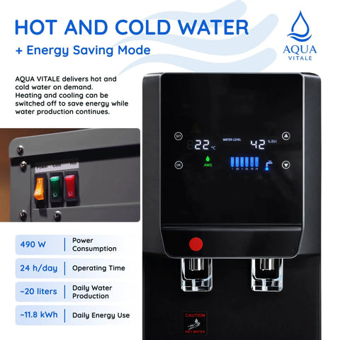 Atmospheric Water Generator A20L Delivers Up To 20 Liters Of Fresh Water Per Day From Air With Next Level Multi Stage Filtration