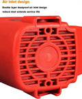 Heavy Duty 1 Inch SDS Plus Rotary Hammer Drill With 8.5 Amp Power Three Modes Drill Hammer Chisel air inlet design shown
