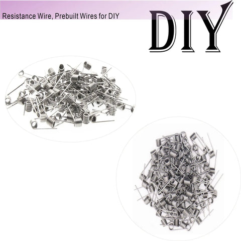 Coiled resistance wires for DIY projects, illustrating versatility of High Temp 80 Wire Pro Grade For Hot Wire Foam Cutter 110 Feet Of 28 Gauge Zero Point Three Millimeter Diameter NiCr Alloy Soft Annealed Round Wire For Smooth Clean Foam Cutting And Modeling