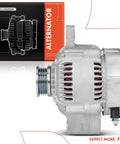 Isuzu Trooper Alternator Replacement For 1992 1993 1994 1995, 12V 60A/75A, 4-Groove Pulley Clockwise Rotation, side view
