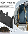 Heavy Duty Wheelbarrow Storage Bracket With Top Lift Latch 90 Lb Capacity Fits Most Wheelbarrows