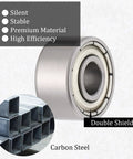 693ZZ Double Shielded Deep Groove Ball Bearings Kit 30Pcs High Speed Silent Miniature Carbon Steel Bearings structure and material