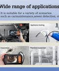 1080P Borescope Endoscope With 4.3 Inch LCD Screen IP67 Waterproof inspecting auto engine, appliance, sewer, and pipeline.