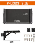 Foldable Magnetic Work Table For Milwaukee Packout Toolbox Heavy Magnetic Tool Tray No Drilling Required Converts Your Box Into A Mobile Workstation In A Snap Space Saving Design For Quick Access dimensions and components