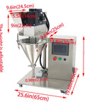 Industrial Grade Semi Automatic Powder Filler Machine For Sugar Coffee Feed Packing Straight Up Precision Filling Speed Durable Stainless Steel Construction With Built In Mixer Hella Tough 15 To 30 Bags Per Minute Output with adjustable height and touchscreen.