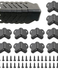 16 Pack Heavy Duty Metal Corner Protectors Iron Edge Guards with mounting screws for speaker cabinets, furniture, toolboxes
