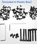 Pro Grade M3 M3.5 M4 Torx Anti Stripping And M4 Hex Screw Set With 6mm 8mm 10mm 12mm 14mm Lengths Standard Head Torx Key Screws