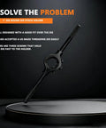 Pro Grade 1 Inch Die Round Die Stock Holder Tap Wrench With Adjustable Dies on display stand.