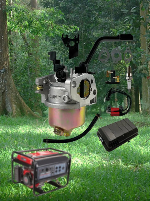 Generator Tune Up Kit With Carburetor Ignition Coil And Air Filter For Predator 4000 4375W Champion Honda GX Engines