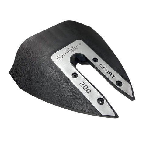 Whale Tail Hydrofoil Stabilizer For Boat Outboards 8 To 40 HP Ready To Roll Easy Install For Stable Planing In Rough Water Fits Mercury Johnson Evinrude Outboards Marine Sport 200 close-up
