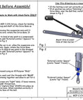 C-CVD Upgrade Kit instructions for Slash Nitro Rustler and Stampede RC trucks with limiter spacers diagram