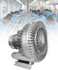 Rock Solid 7500W Vortex Blower Built With Heavy Duty Aviation Aluminum Casing for high pressure airflow in workshops.