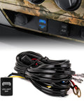 Toyota LED Wiring Harness Kit With LED Light Bar Push Button Switch for various Toyota models